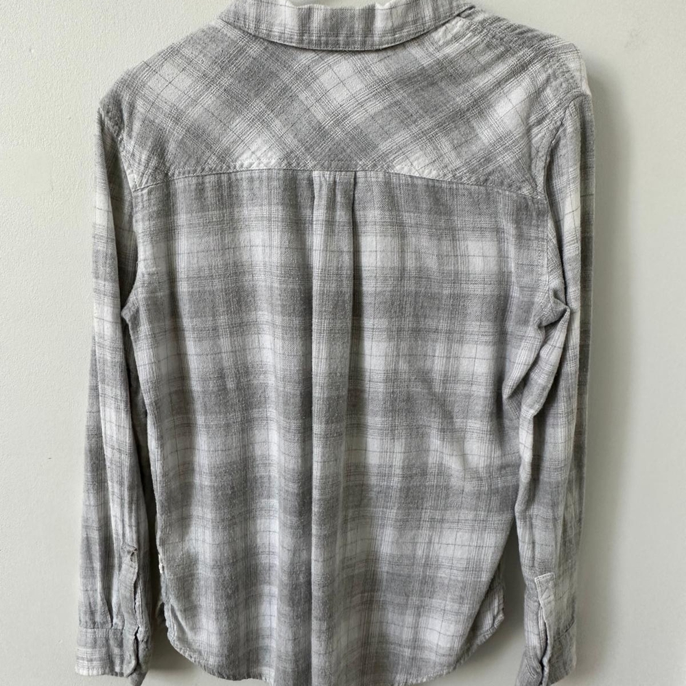 Garage Light Gray Button-Up Shirt - Picture 2 of 3